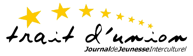 Logo: trait d'union - JournaldeJeunesseInterculturel